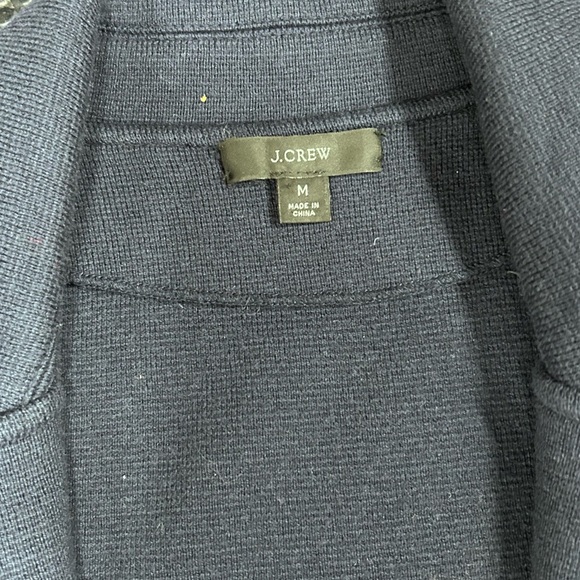 J. Crew Sophie Open Front Navy Sweater Blazer M - Picture 4 of 4
